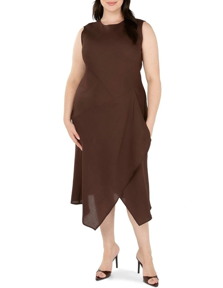 Nadia Dress in Chocolate image 1