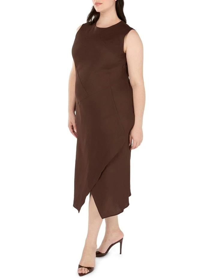 Nadia Dress in Chocolate image 3