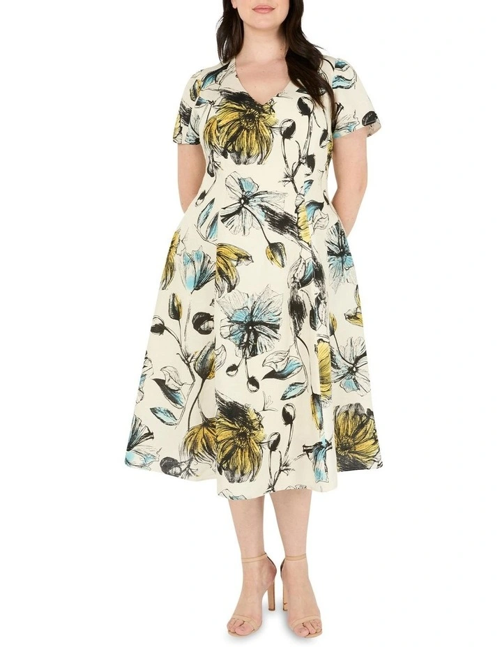 Vanessa Dress in Multi image 1
