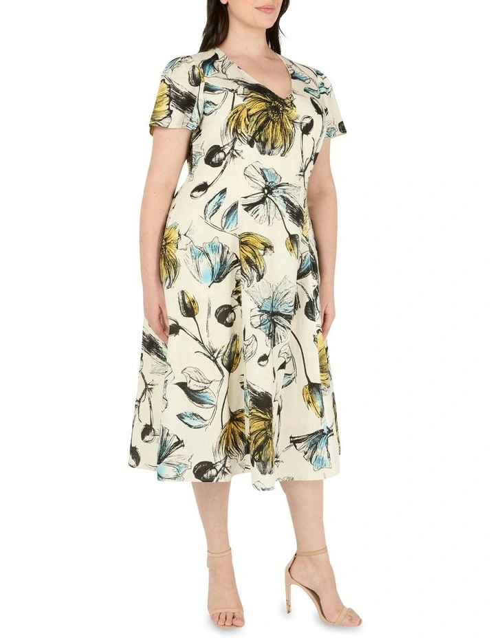 Vanessa Dress in Multi image 3