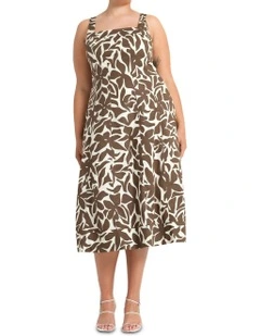 Slyvia Dress in Brown