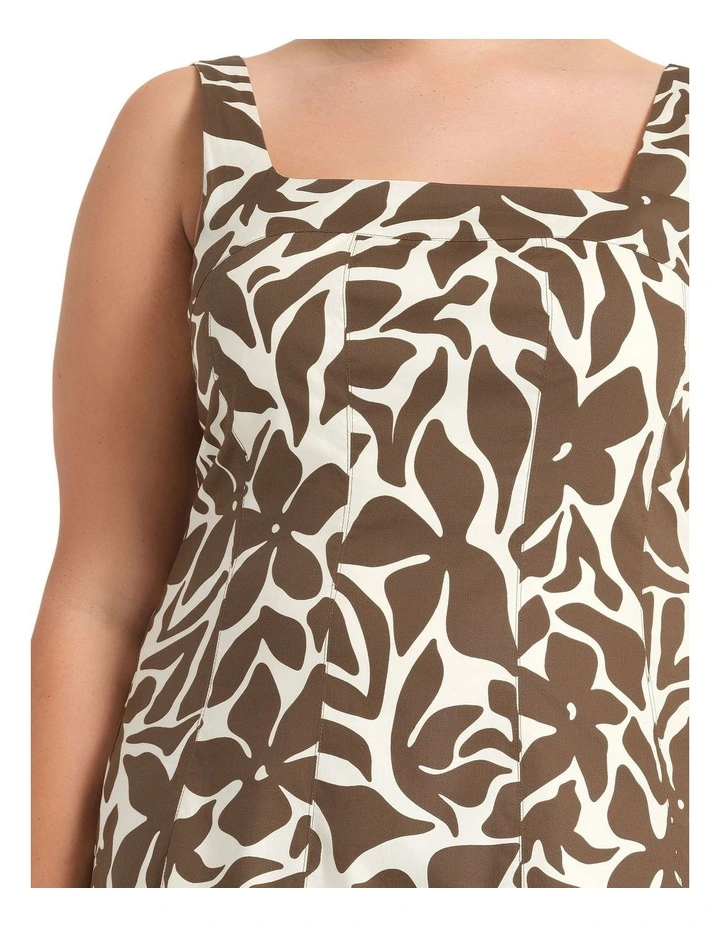 Slyvia Dress in Brown image 4