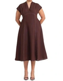 Arden Dress in Chocolate