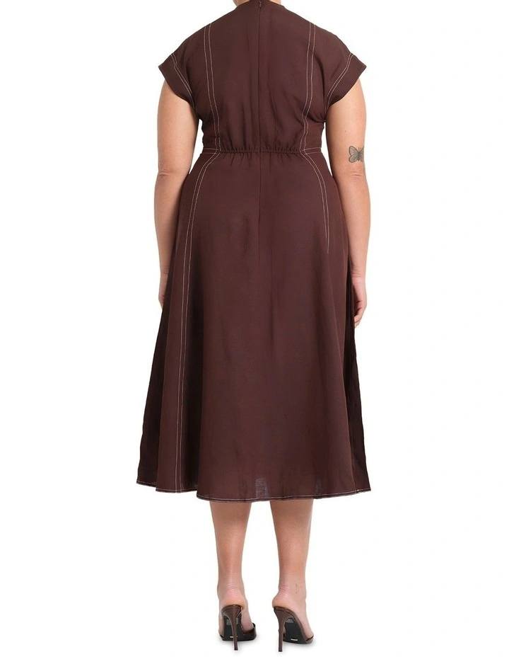 Arden Dress in Chocolate image 2