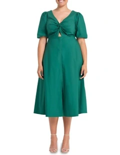 Averie Dress in Green
