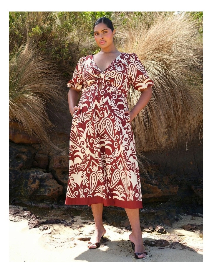 Aurela Dress in Multi image 2