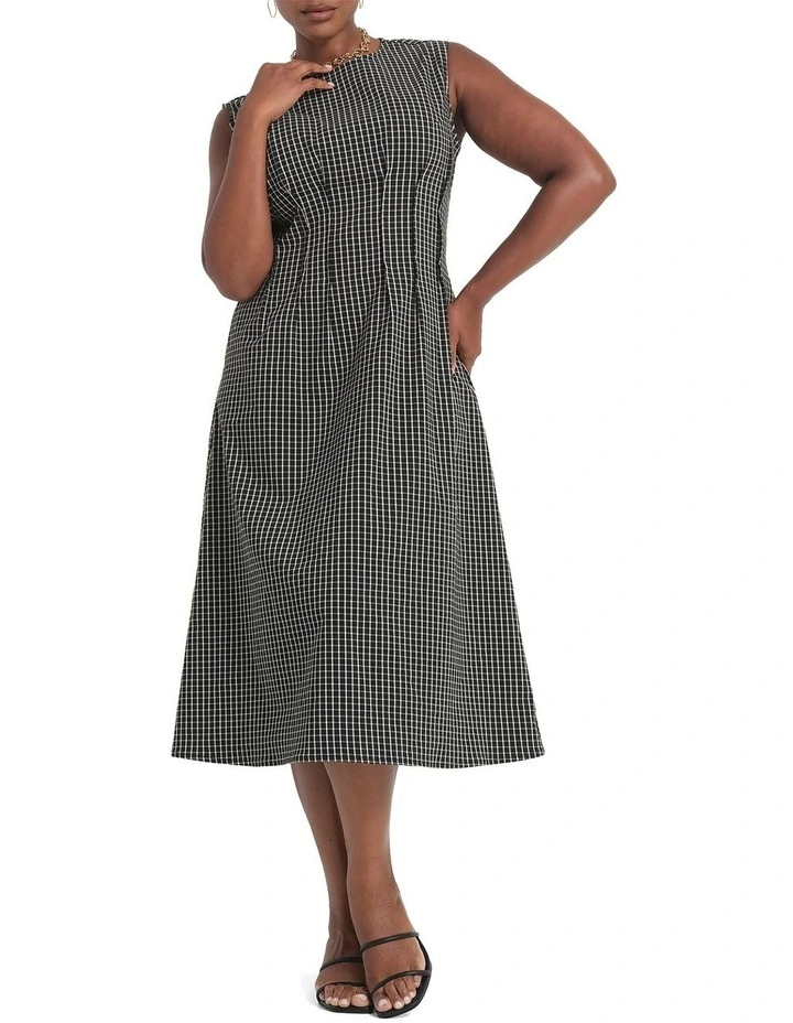 Bobbie Dress in Black/White image 1