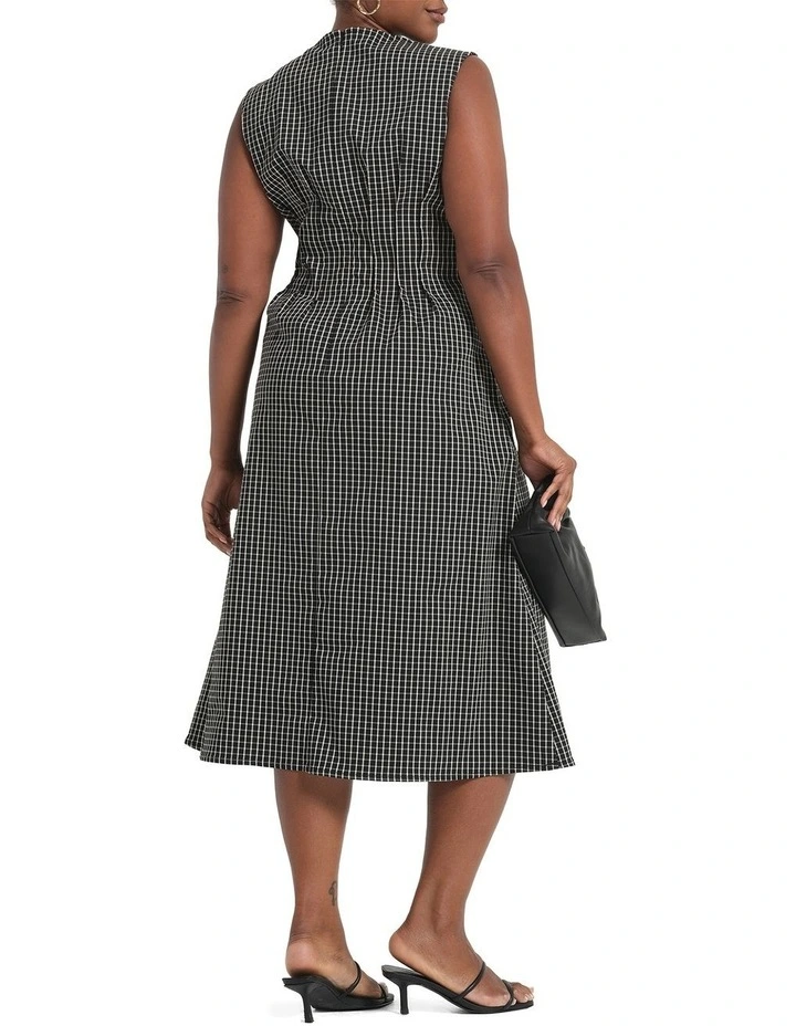 Bobbie Dress in Black/White image 2