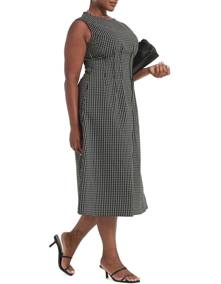 Bobbie Dress in Black/White image 3