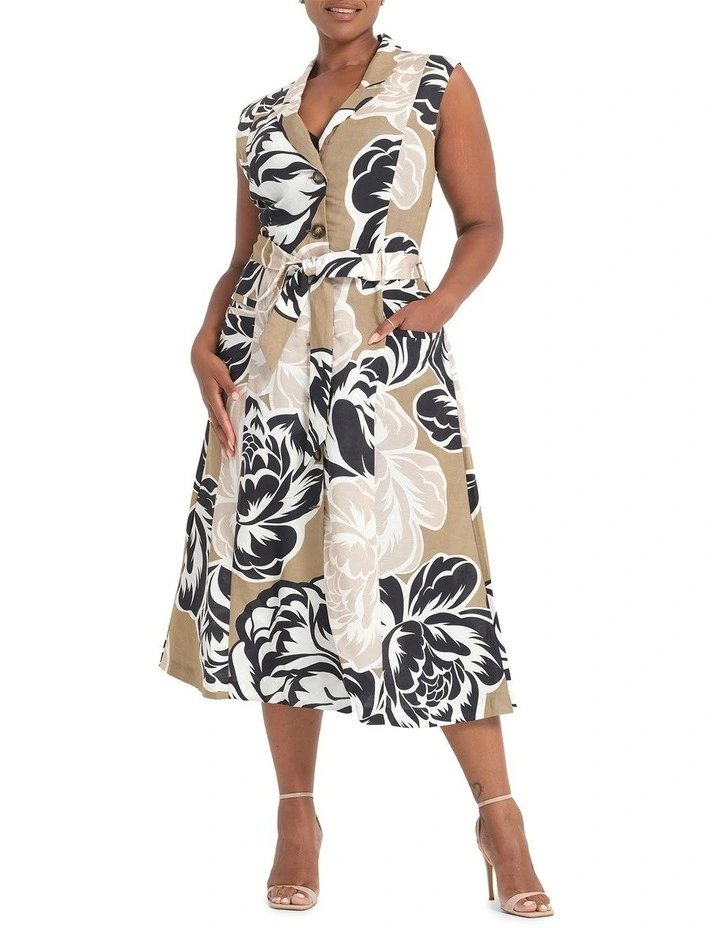 Johanna Dress in Floral Print image 1