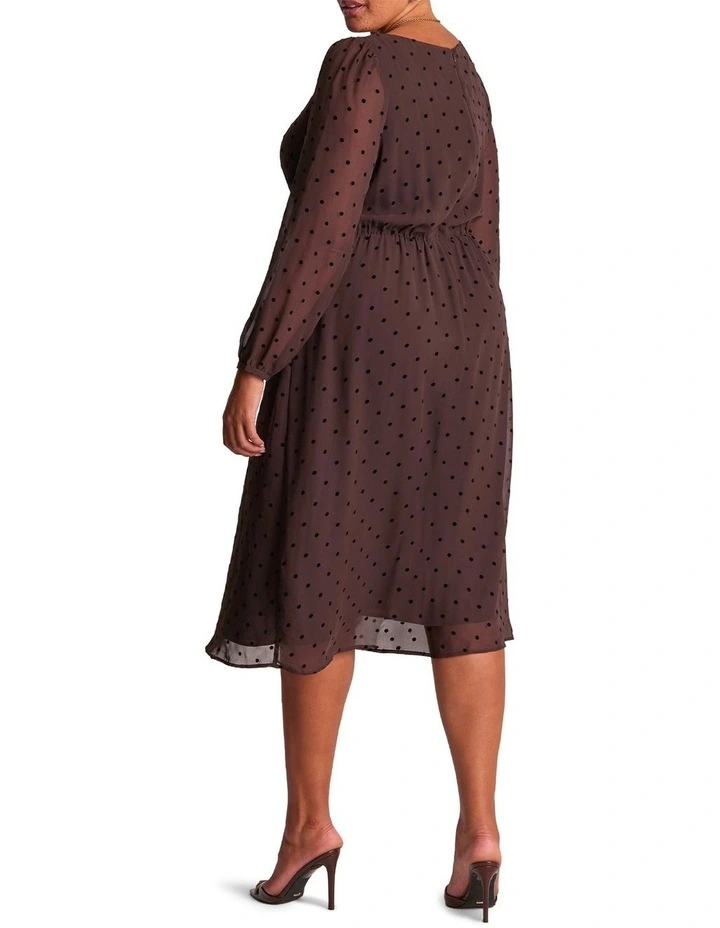 Sable Dress in Brown image 2