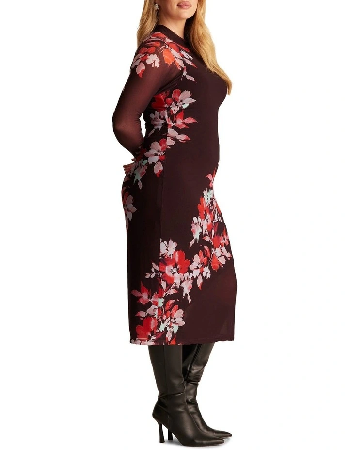 Solene Dress in Red image 4