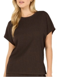 Toscara Top in Chocolate