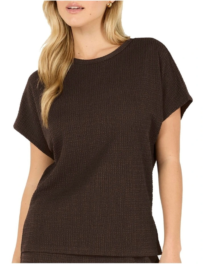 Toscara Top in Chocolate image 1