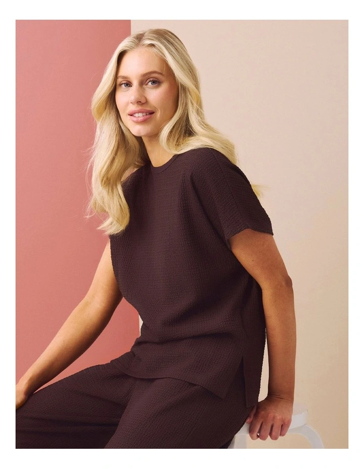 Toscara Top in Chocolate image 2
