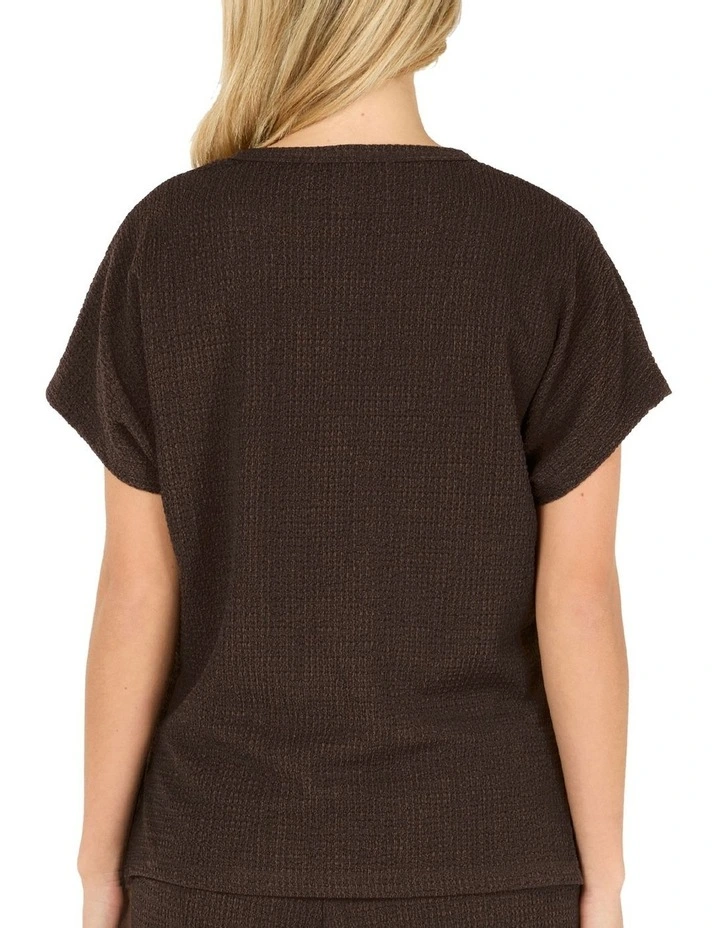 Toscara Top in Chocolate image 3