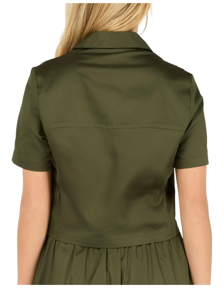 Evera Top in Green image 2