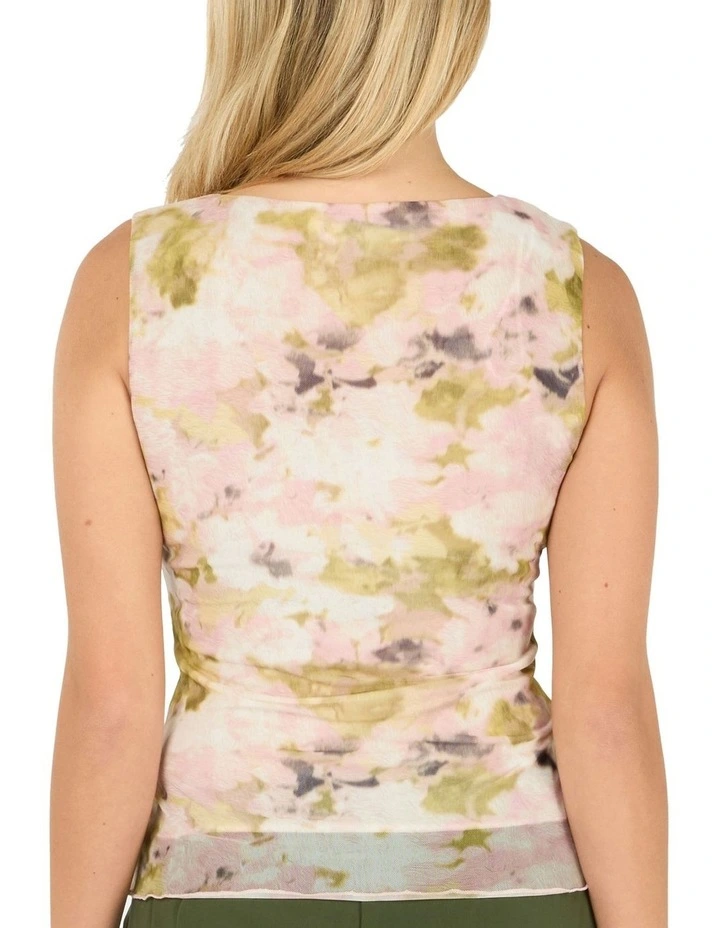 Bloomwood Top in Flora Mist image 2