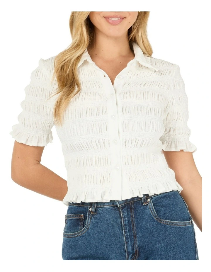 Brise Top in White image 1