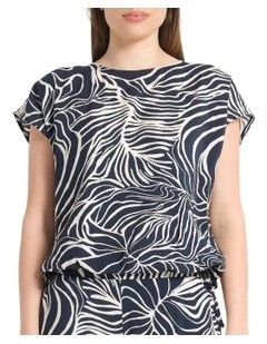 Palmera Top in Navy