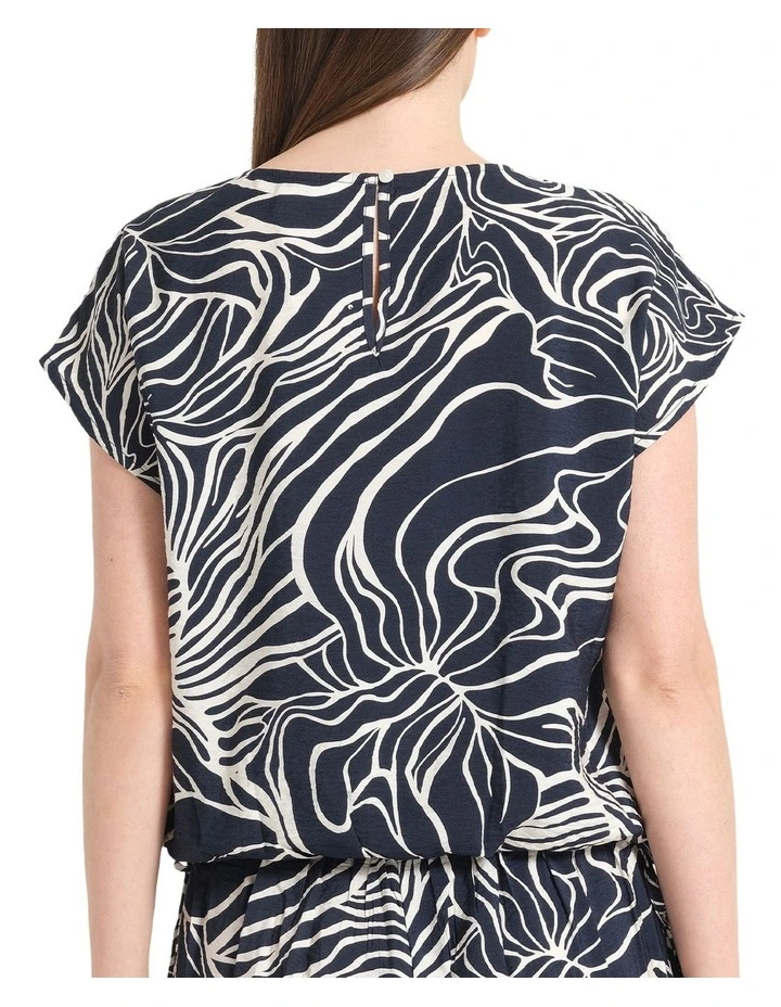 Palmera Top in Navy image 2