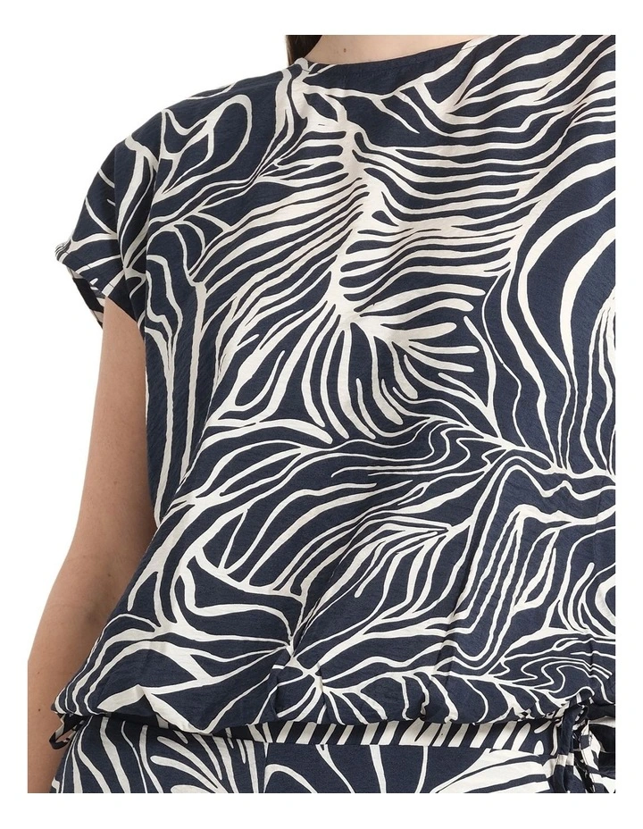 Palmera Top in Navy image 4