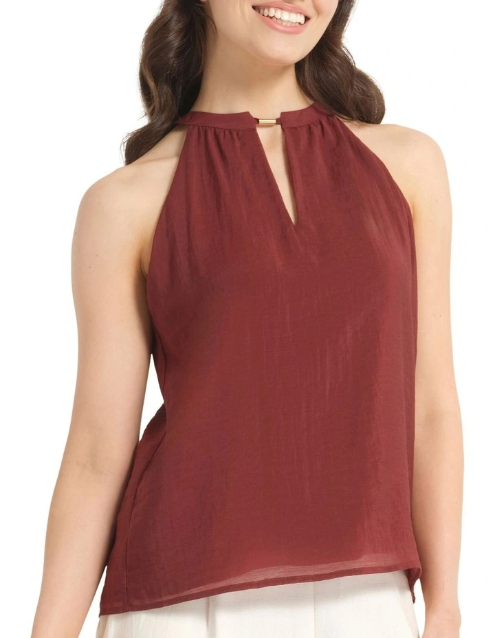 Rosalie Top in Red image 3