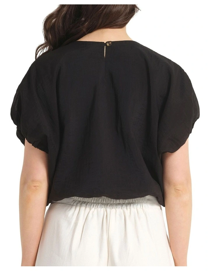 Balina Top in Black image 2