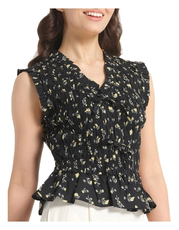 Milly Top in Black image 3