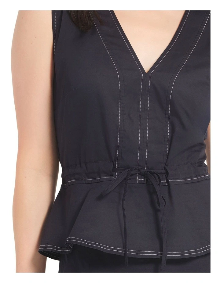 Obscura Top in Navy image 4