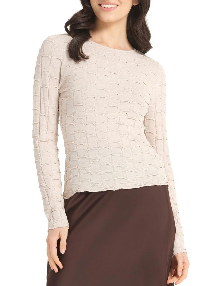 Sunelle Knit Jumper in Cream image 1
