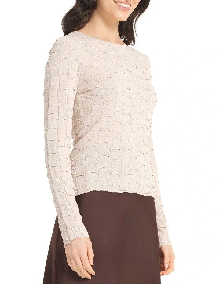 Sunelle Knit Jumper in Cream image 3