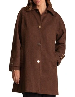 Flicker Coat in Brown