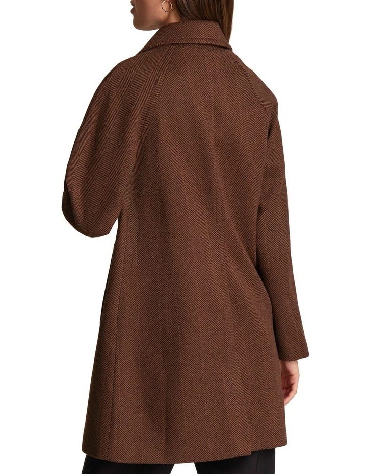 Flicker Coat in Brown image 3
