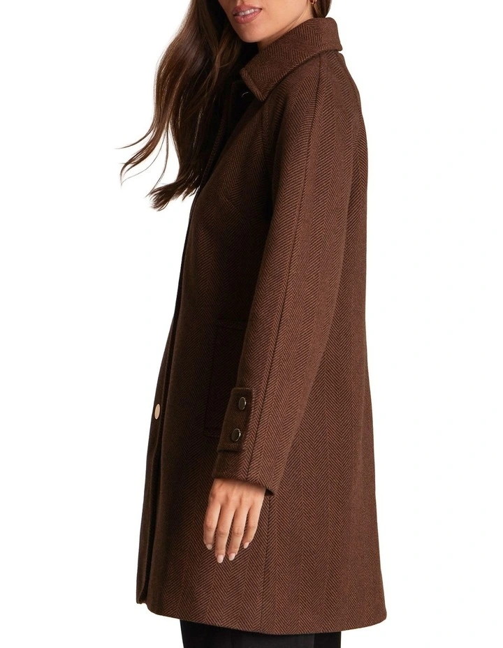 Flicker Coat in Brown image 4