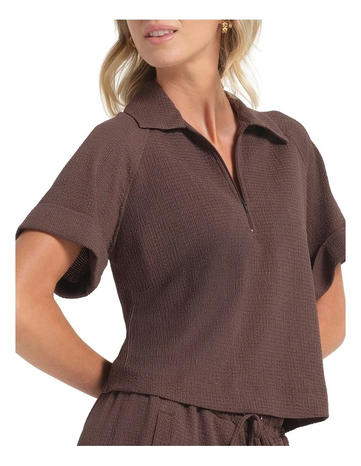 Khady Top in Choc image 3