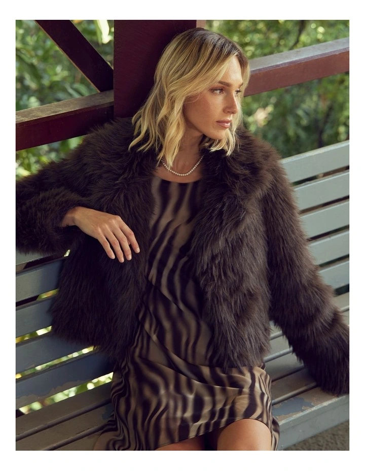 Iona Jacket in Brown image 2