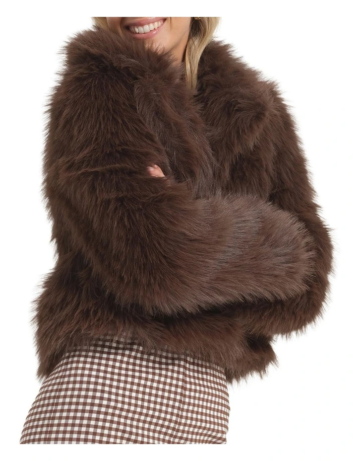 Iona Jacket in Brown image 4