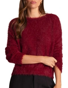 Florin Knit Top in Red