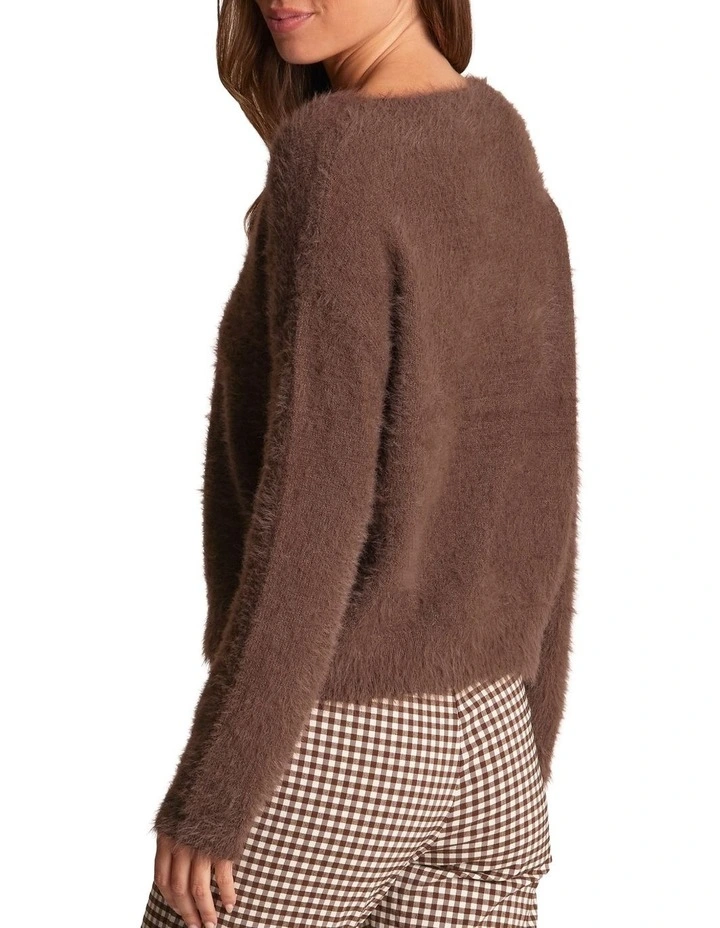 Florin Knit Top in Brown image 2