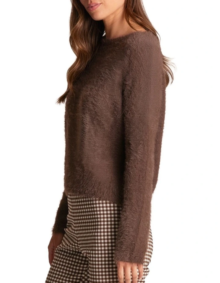 Florin Knit Top in Brown image 3