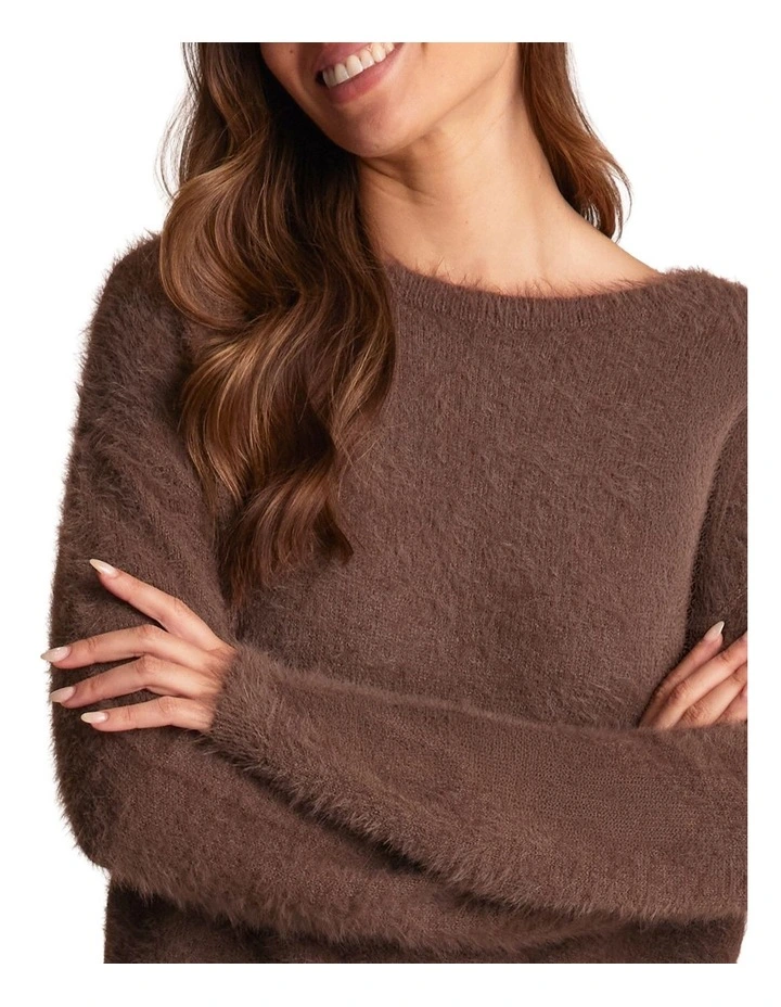 Florin Knit Top in Brown image 4