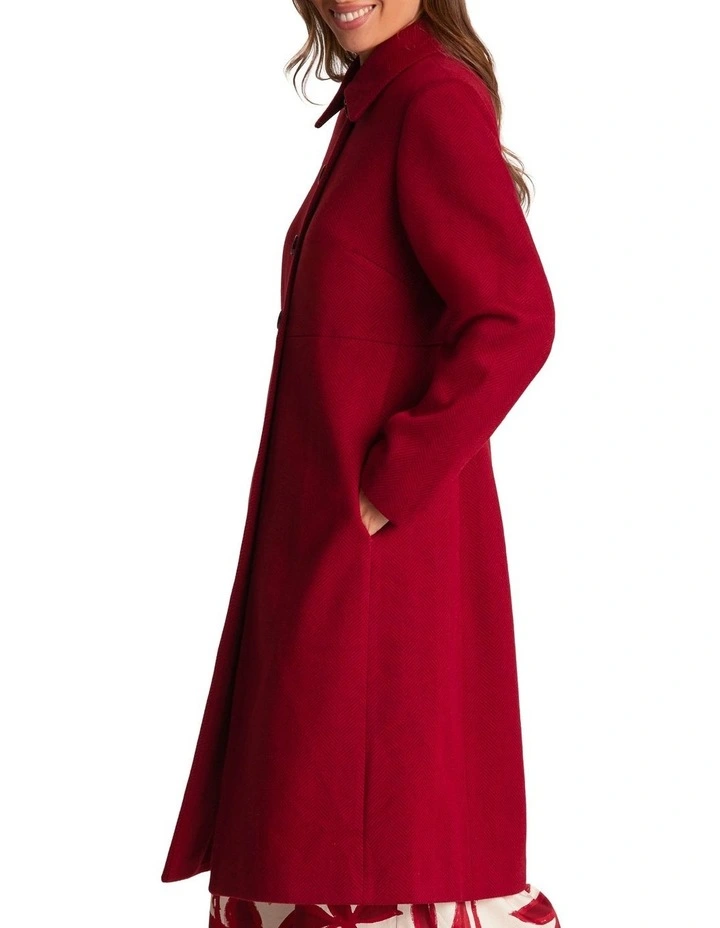 Floa Jacket in Red image 3