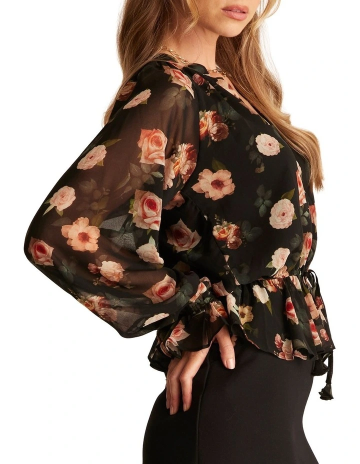 Melanie Top in Black image 3