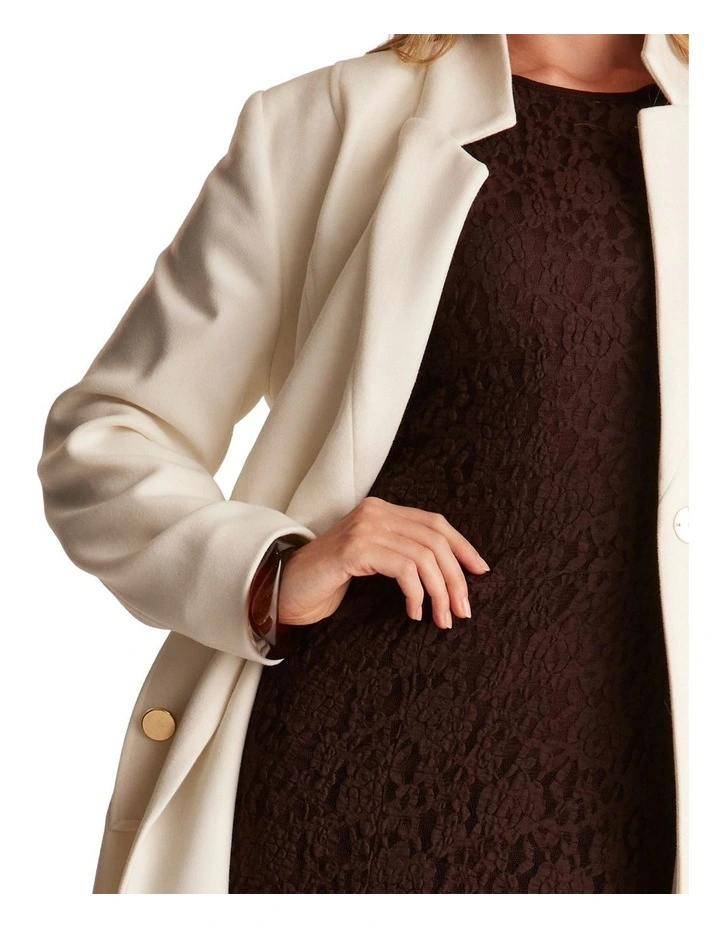 Norway Coat in Cream image 5