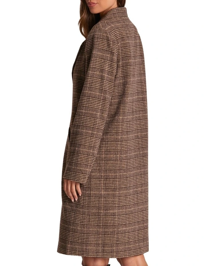 Evangeline Coat in Brown image 3