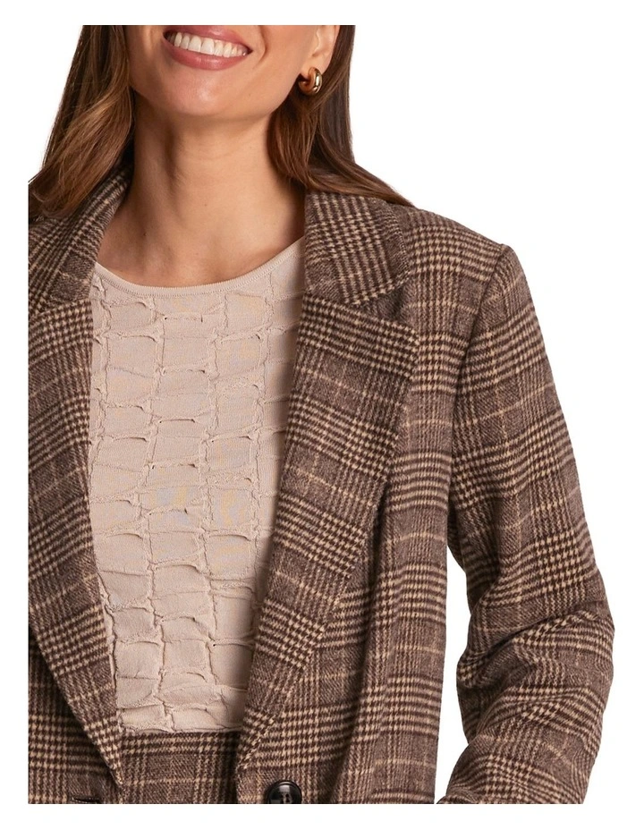 Evangeline Coat in Brown image 4