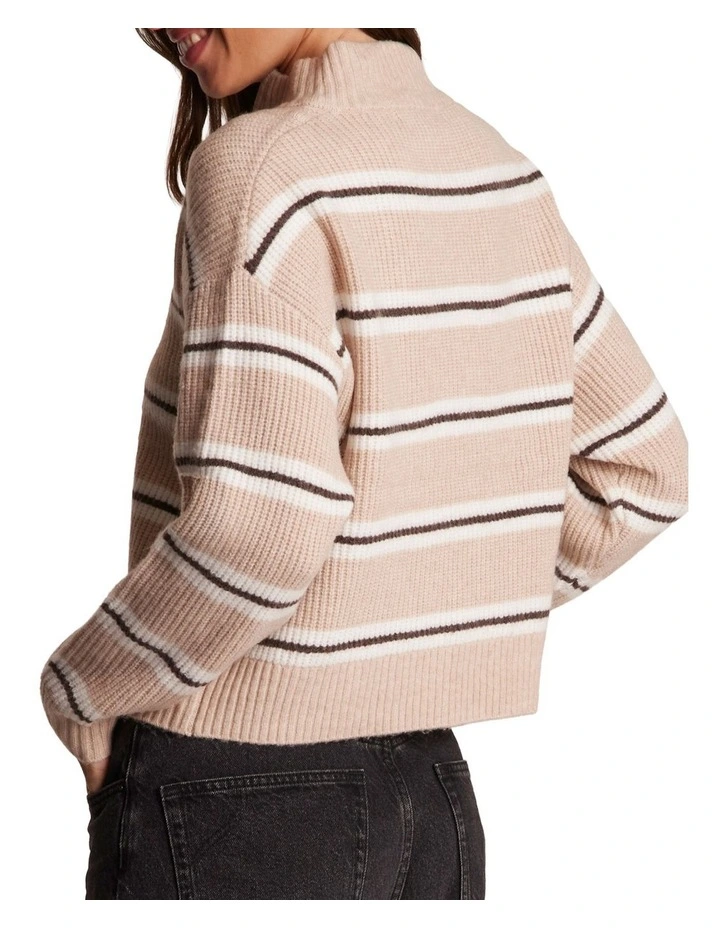 Marianne Knit Jumper in Beige image 2