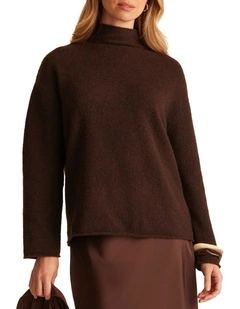 Joy Knit Jumper in Brown