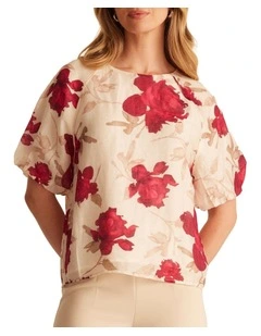 Sundara Top in Floral